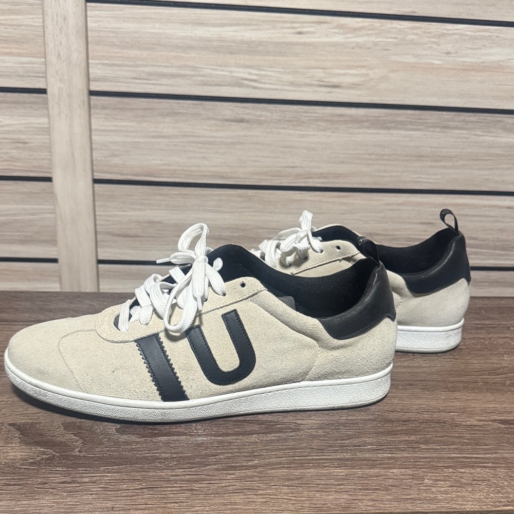 Ungaro Fever Cream and Black Sneakers